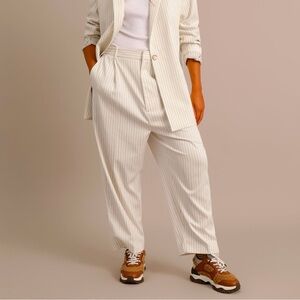 NWT MUNTHE Jadie Trousers Ivory 38/6
